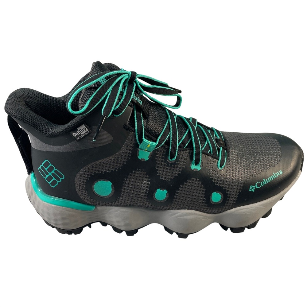 Columbia Hiking Shoes Womens 7.5 Black Facet 60 OutDry Waterproof Ortholite